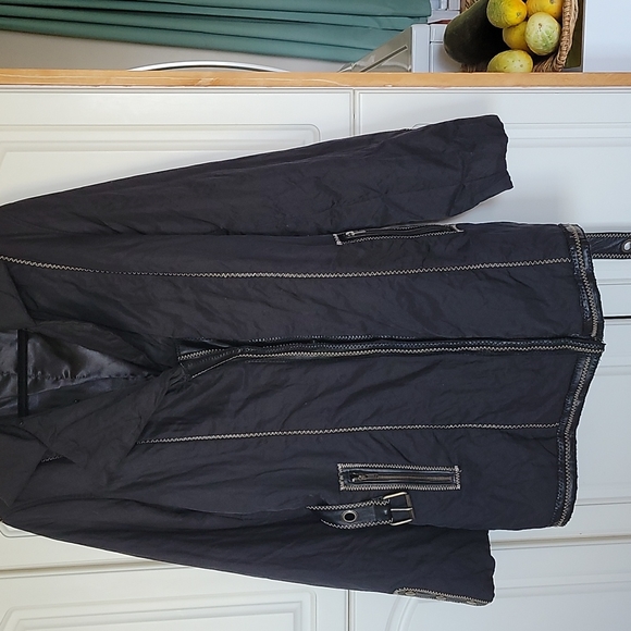 Tall Girl Black 3/4 Coat - Picture 9 of 10